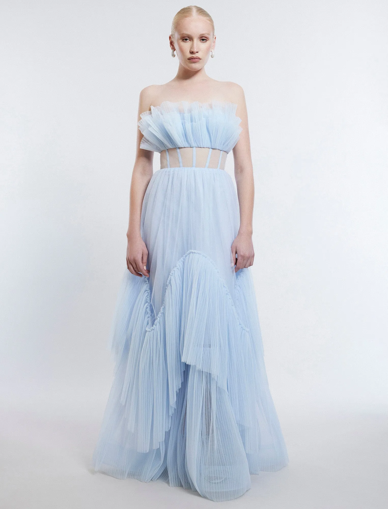 Jeanne Strapless Tulle Gown sold by BCBGMaxAzria product image thumbnail 2