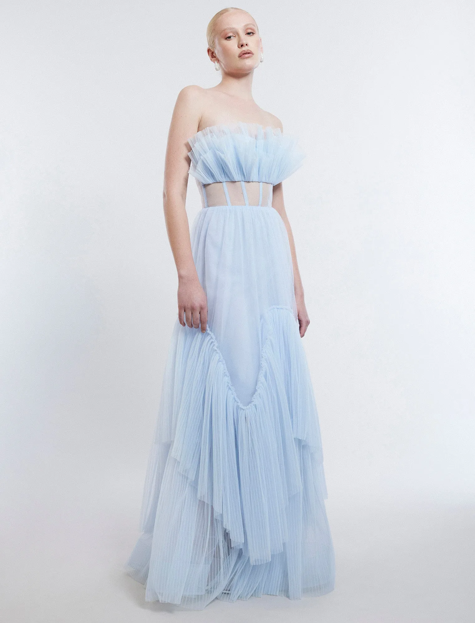 Jeanne Strapless Tulle Gown sold by BCBGMaxAzria product image thumbnail 3