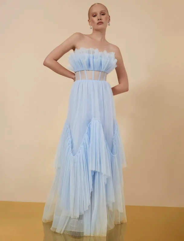 Jeanne Strapless Tulle Gown sold by BCBGMaxAzria