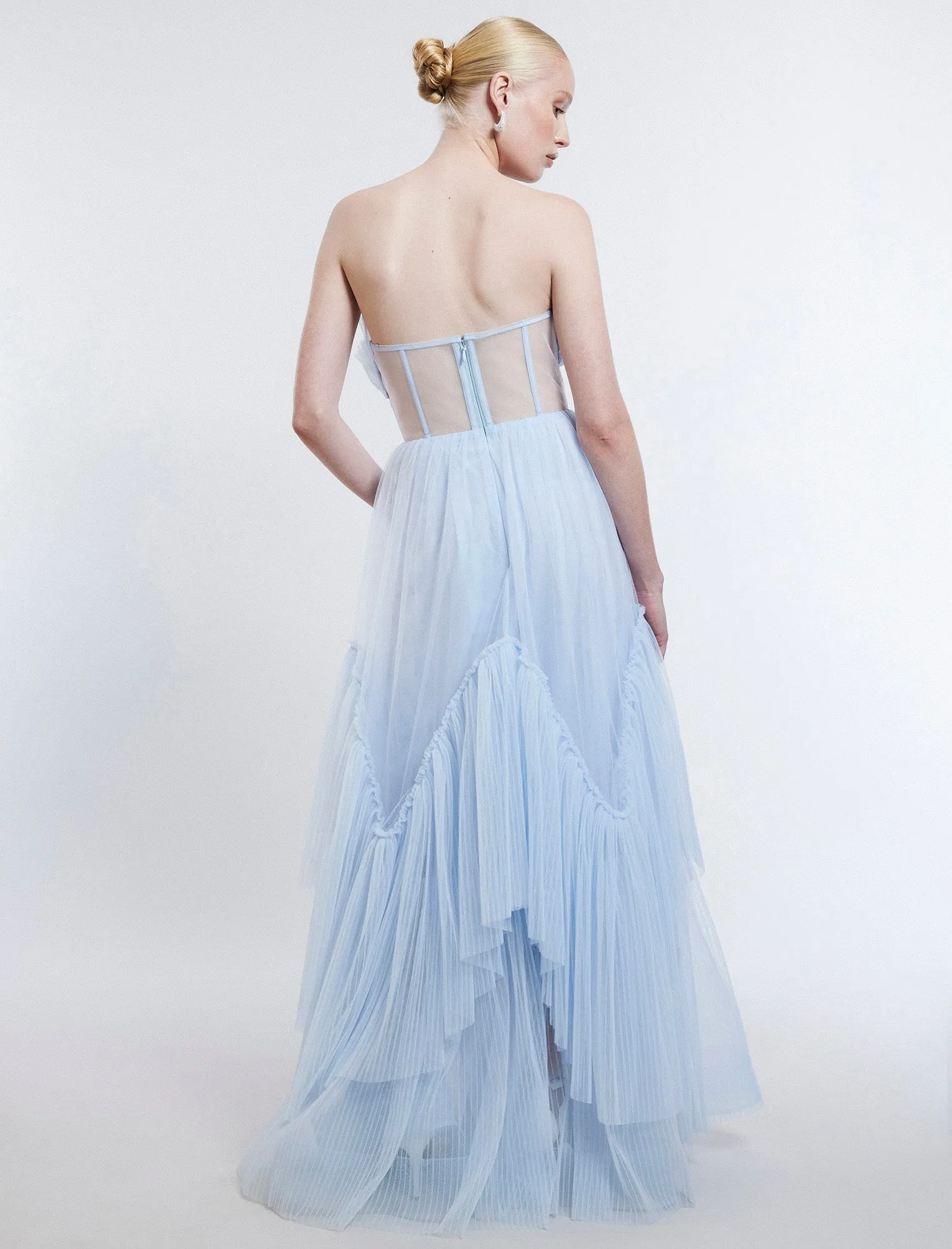Jeanne Strapless Tulle Gown sold by BCBGMaxAzria product image thumbnail 4