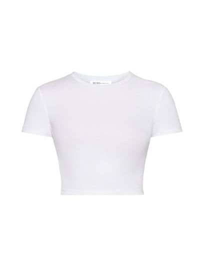Cropped Baby Tee sold by BCBGMaxAzria product image thumbnail 3
