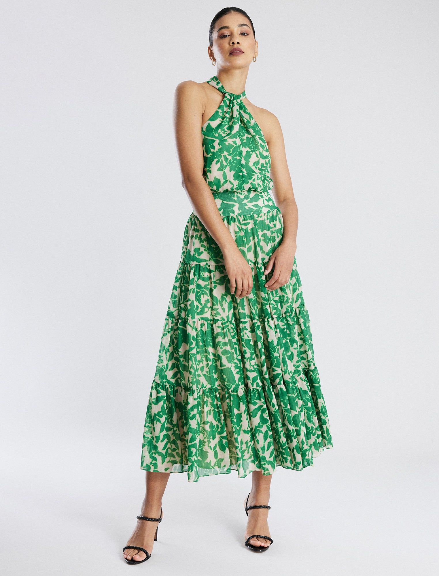 Adrianna Halter Midi Dress sold by BCBGMaxAzria product image thumbnail 5