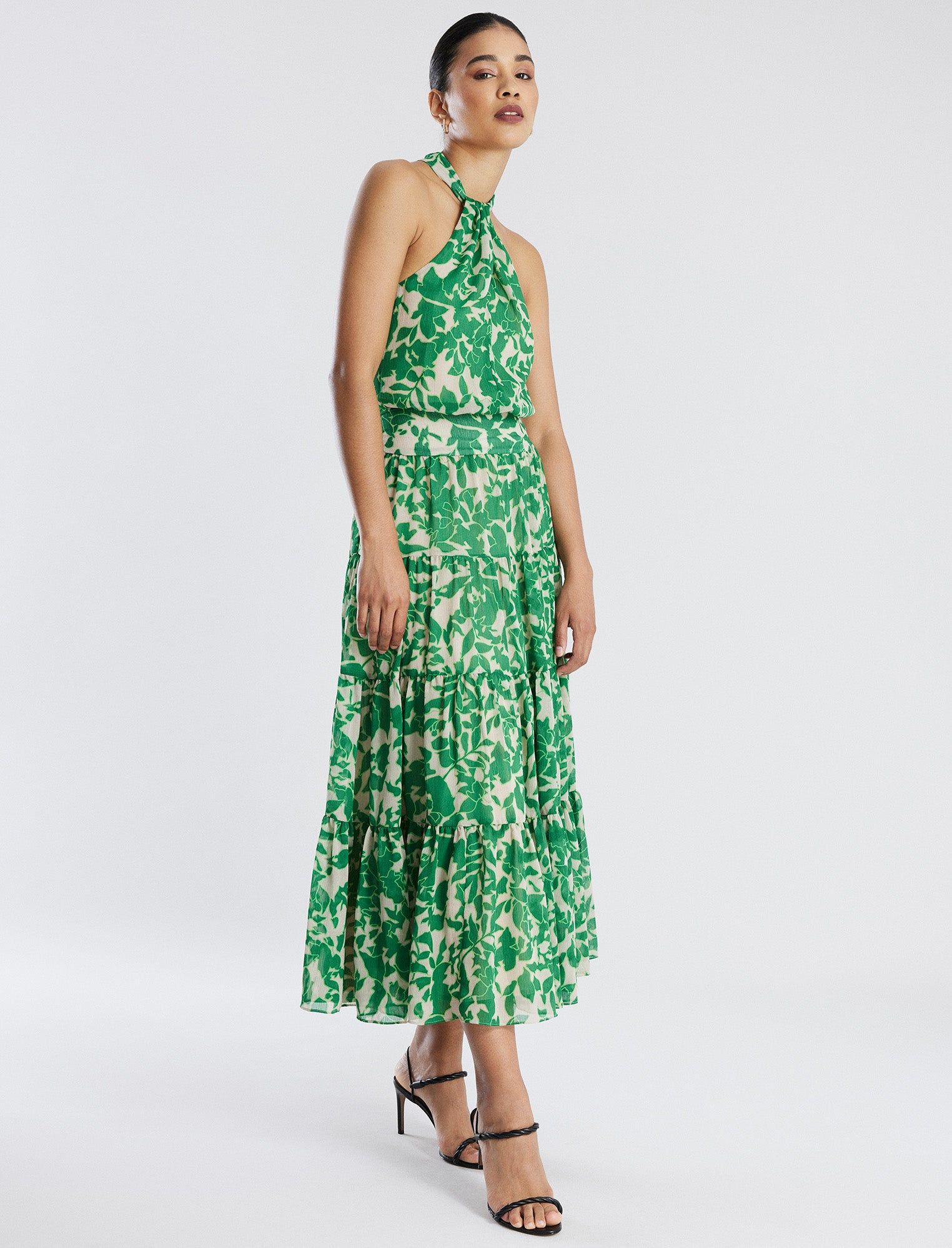 Adrianna Halter Midi Dress sold by BCBGMaxAzria product image thumbnail 3