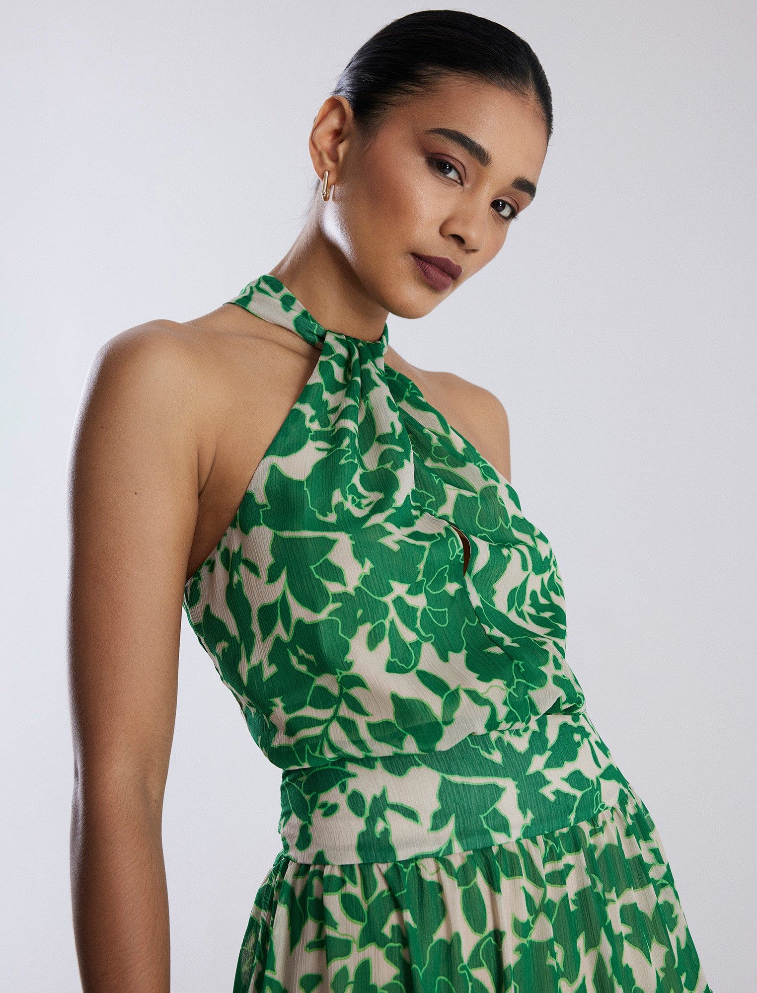 Adrianna Halter Midi Dress sold by BCBGMaxAzria product image thumbnail 6