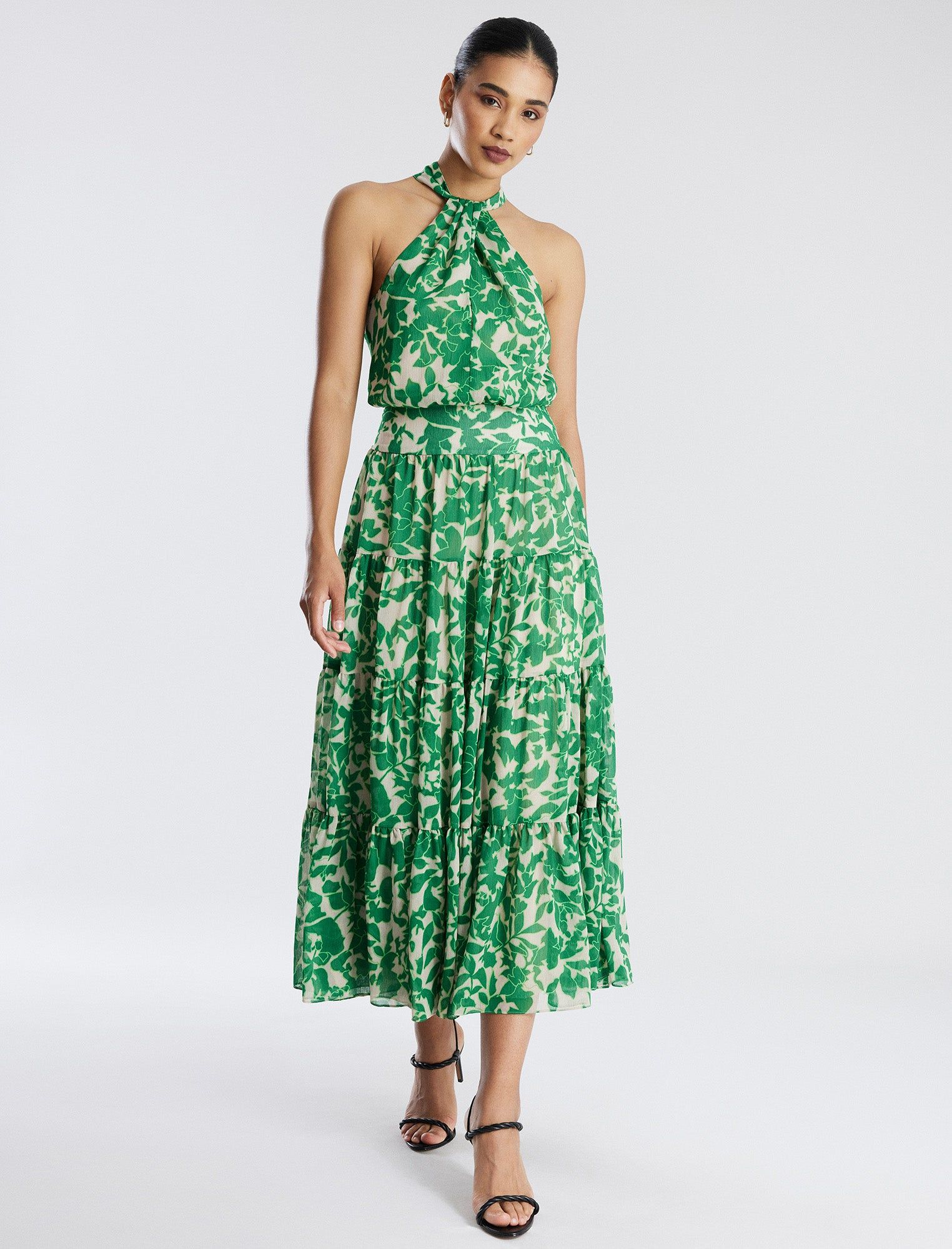 Adrianna Halter Midi Dress sold by BCBGMaxAzria product image thumbnail 2