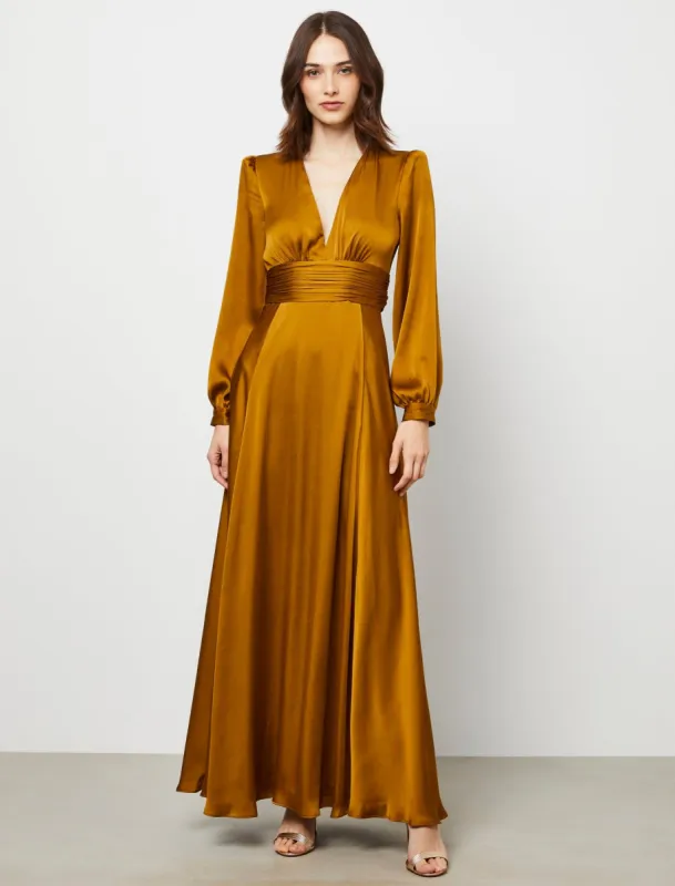Logan Satin Evening Gown sold by BCBGMaxAzria
