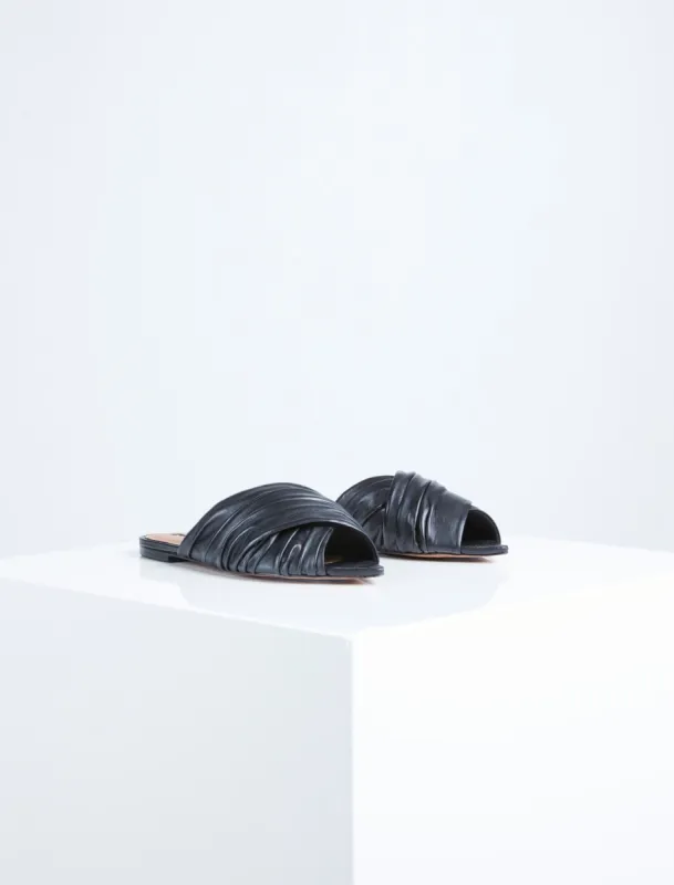 Arian Peep Toe Mule Flat sold by BCBGMaxAzria