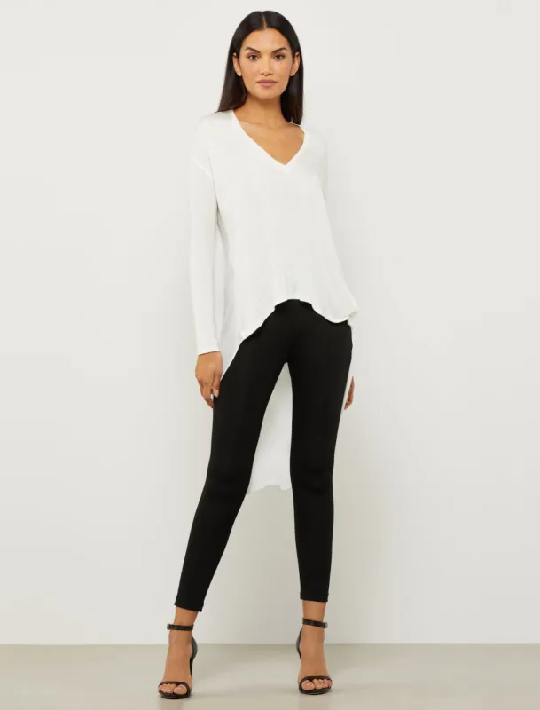 Long Sleeve High-Low Top sold by BCBGMaxAzria