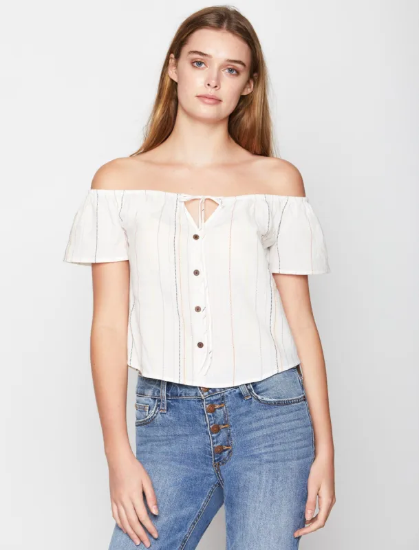 Noa Off-the-Shoulder Top sold by BCBGMaxAzria
