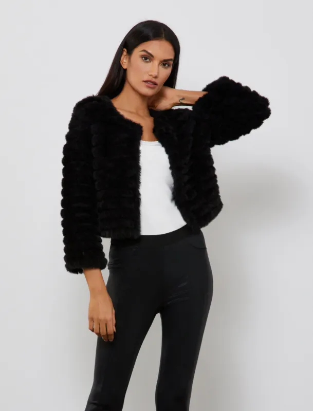 Sophiana Faux Fur Jacket sold by BCBGMaxAzria