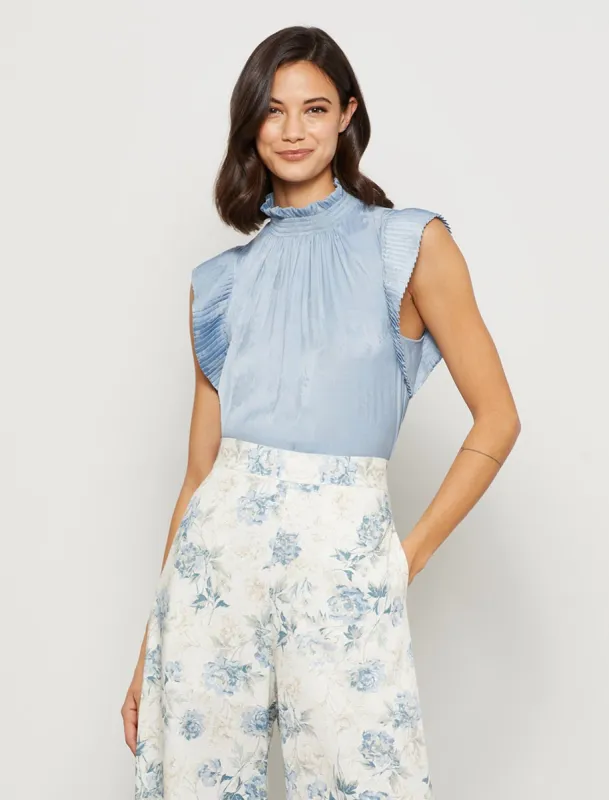 Sleeveless Flutter Top sold by BCBGMaxAzria