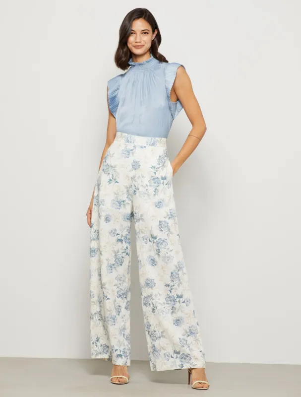 Sea Salt Wide-Leg Pant sold by BCBGMaxAzria