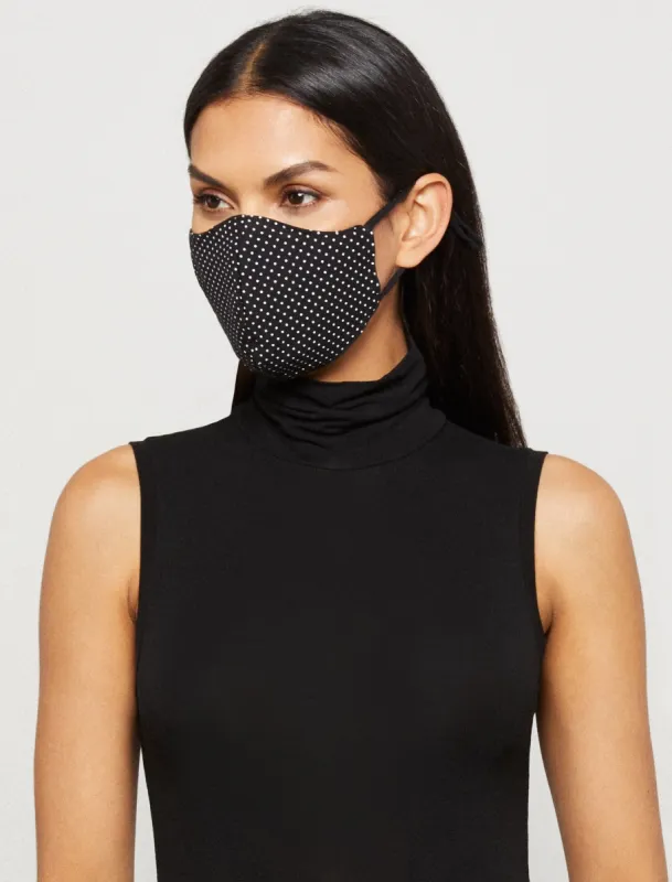 Polka Dot Face Mask sold by BCBGMaxAzria