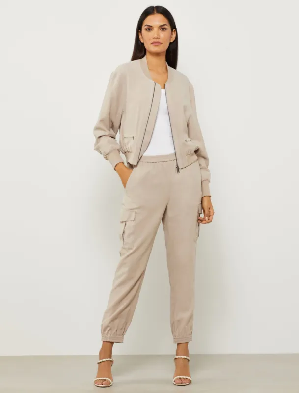 Alex Classic Bomber Jacket sold by BCBGMaxAzria