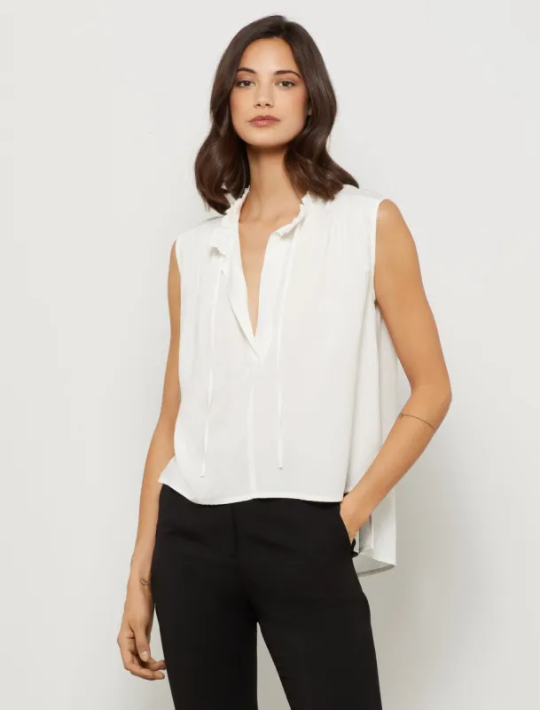 Sleeveless Smocked Halter Top sold by BCBGMaxAzria