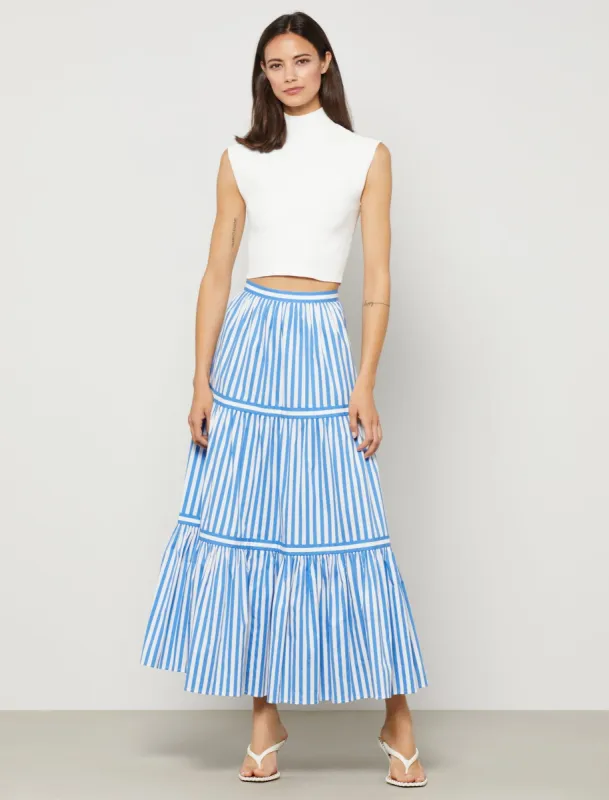 Seville Tiered Maxi Skirt sold by BCBGMaxAzria