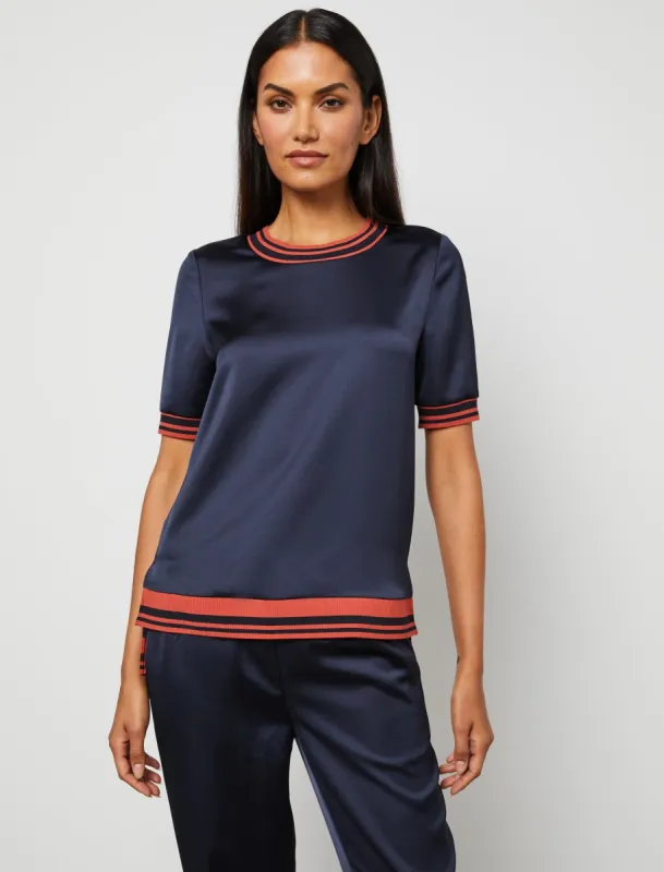 Suki Satin Tee sold by BCBGMaxAzria