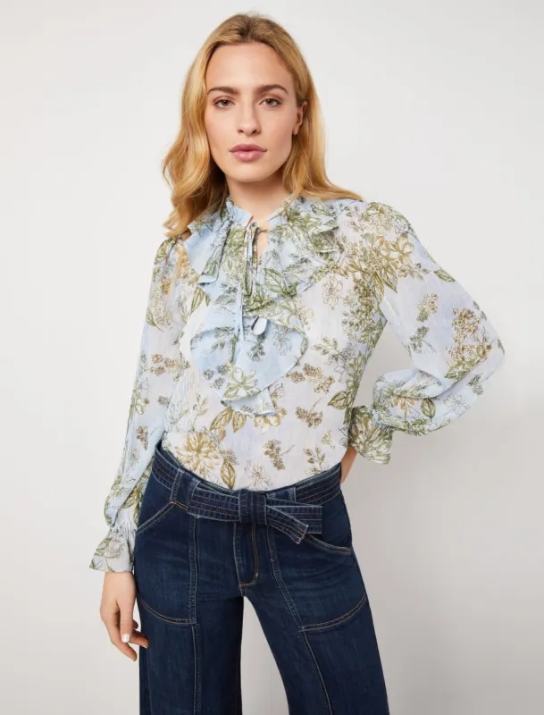 Alora Ruffle Top sold by BCBGMaxAzria