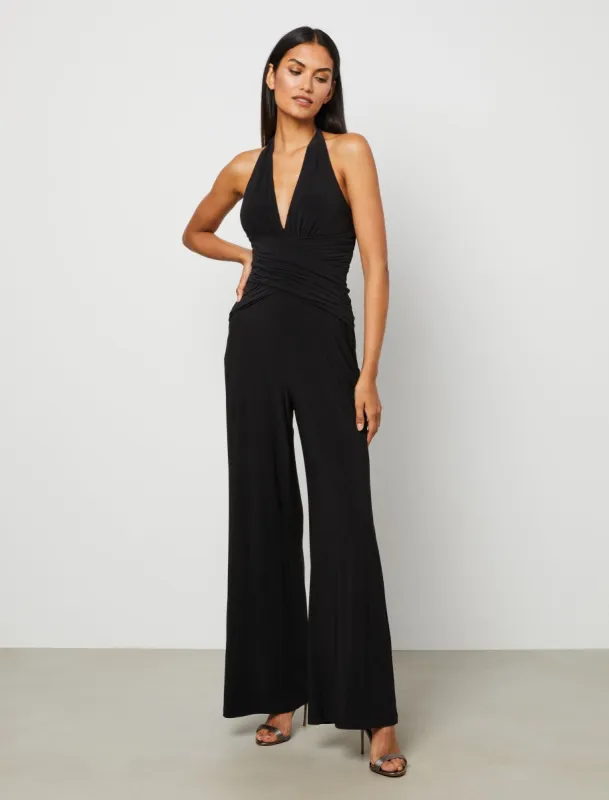 Kayla Halter Jumpsuit sold by BCBGMaxAzria