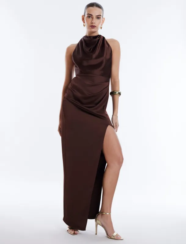 Allison Cowl Neck Evening Gown sold by BCBGMaxAzria