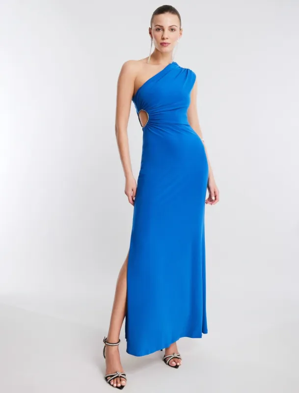 Kiana One Shoulder Gown sold by BCBGMaxAzria