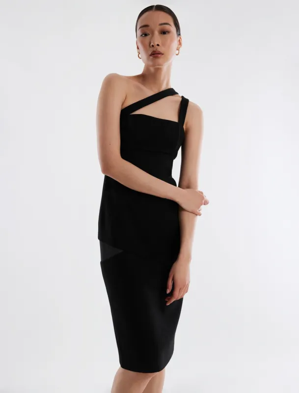 Jordyn One Shoulder Dress sold by BCBGMaxAzria