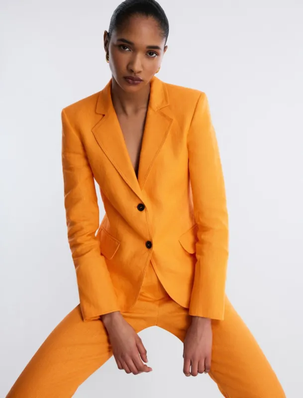 Hudson Linen Blazer sold by BCBGMaxAzria