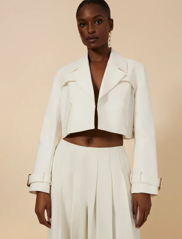 Cropped Trench Jacket sold by BCBGMaxAzria