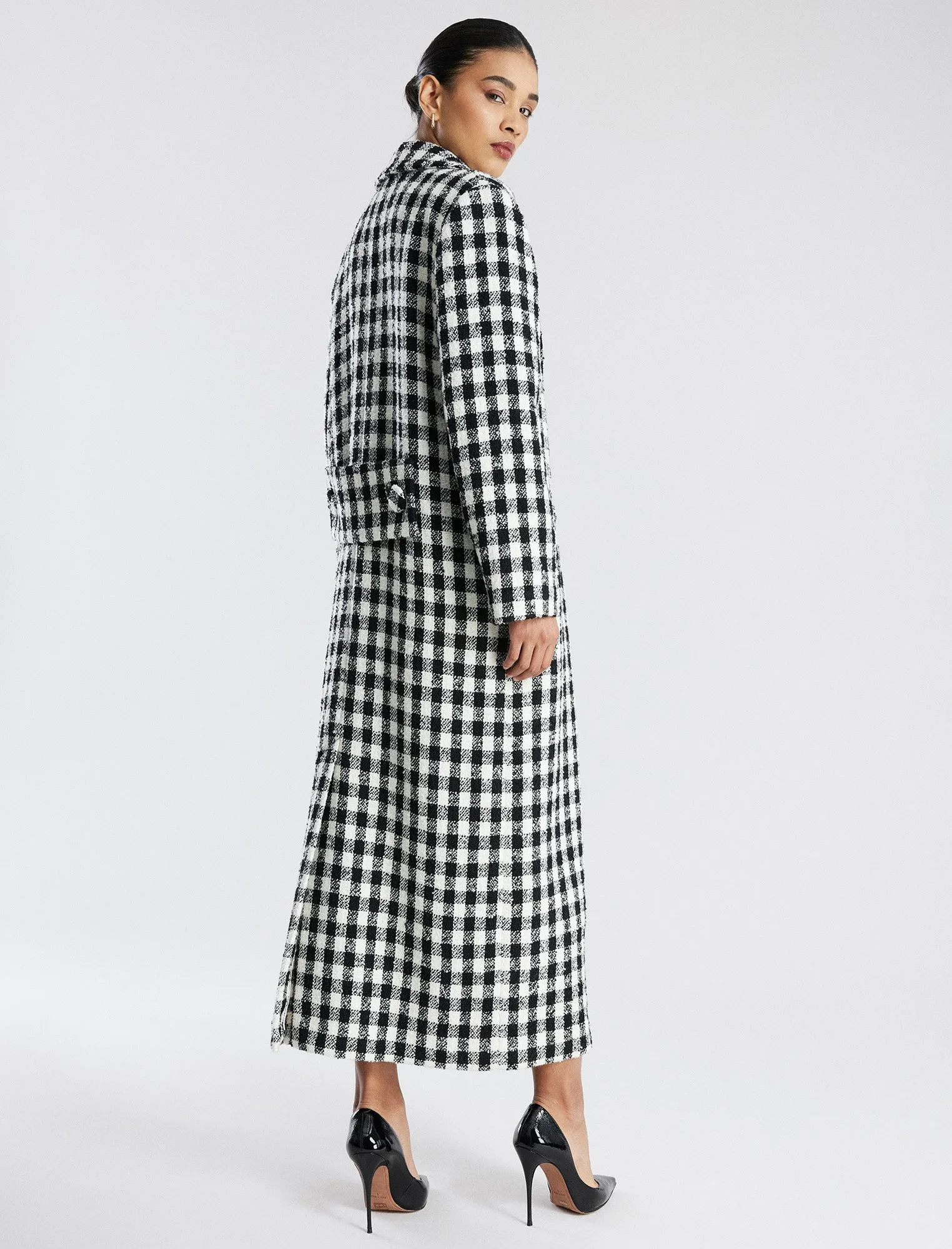 Maria Oversized Double-Breasted Full Length Coat sold by BCBGMaxAzria product image thumbnail 5