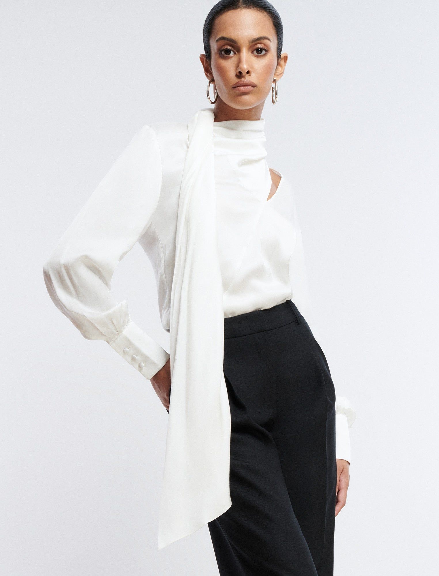 Balloon Sleeve Top sold by BCBGMaxAzria product image thumbnail 3
