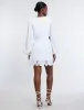 Rosa Lace Appliqué Mini Dress sold by BCBGMaxAzria