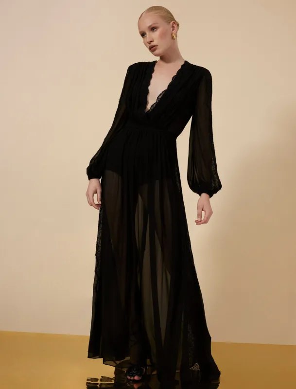 Nevaeh Long Sleeve Gown sold by BCBGMaxAzria