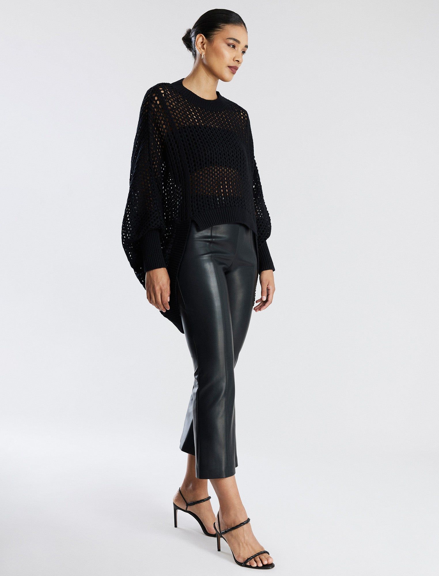 Faux Leather Crop Pant sold by BCBGMaxAzria product image thumbnail 3
