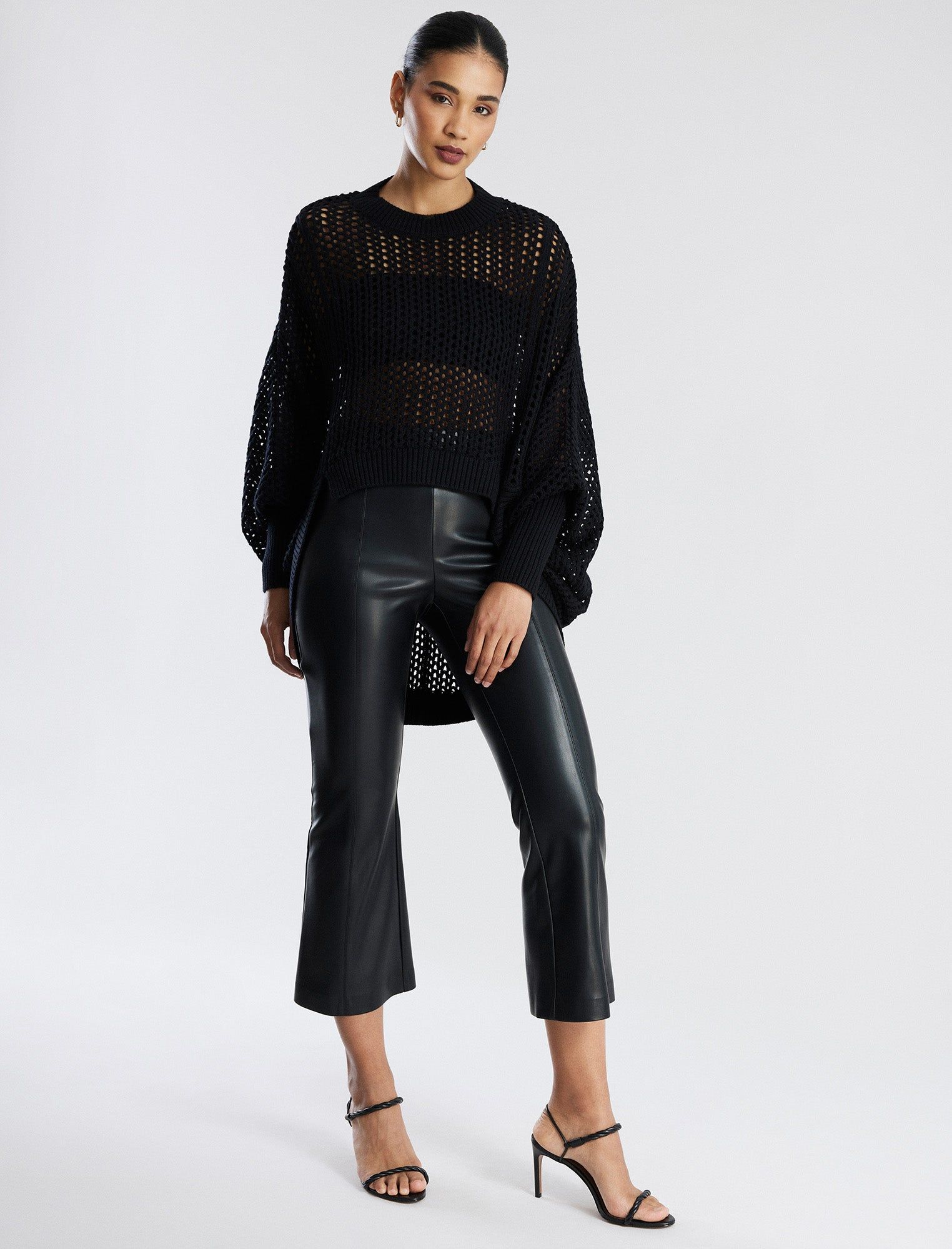 Faux Leather Crop Pant sold by BCBGMaxAzria product image thumbnail 5