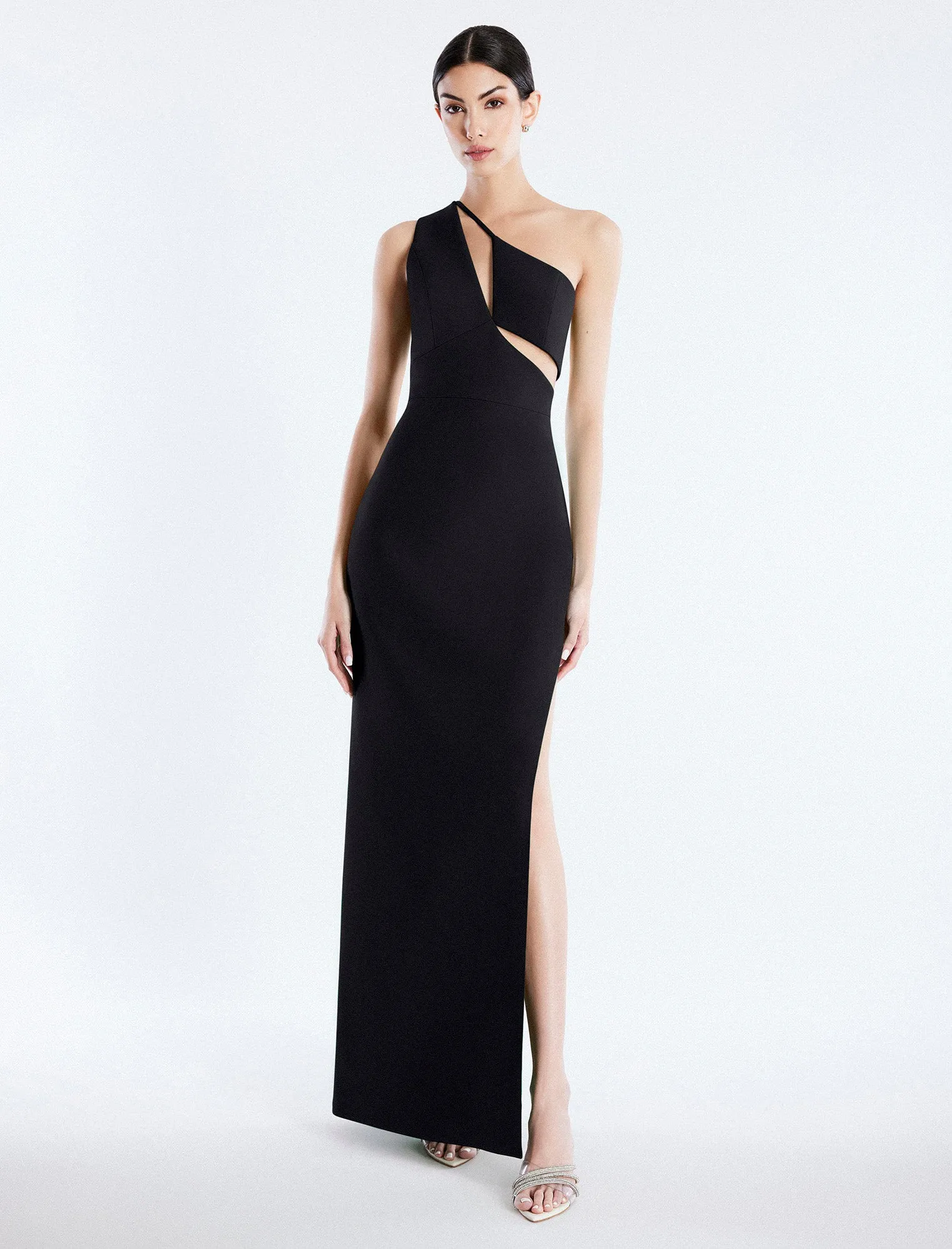 Kai One Shoulder Cutout Gown sold by BCBGMaxAzria product image thumbnail 4