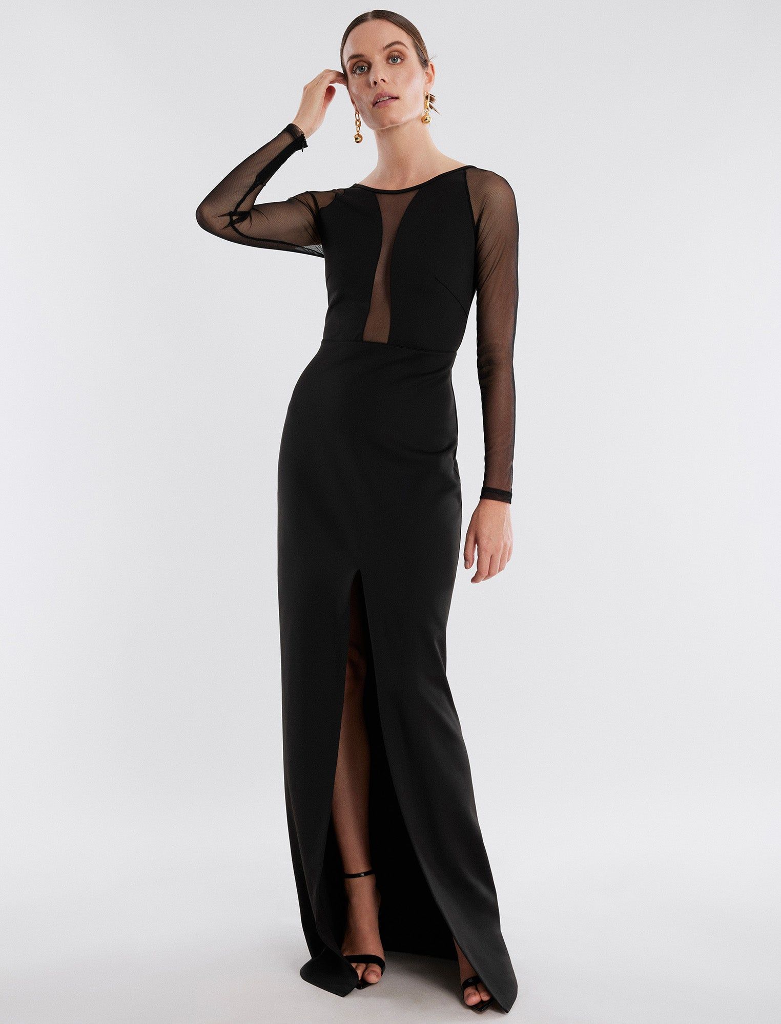 Freya Sheer Illusion Gown sold by BCBGMaxAzria