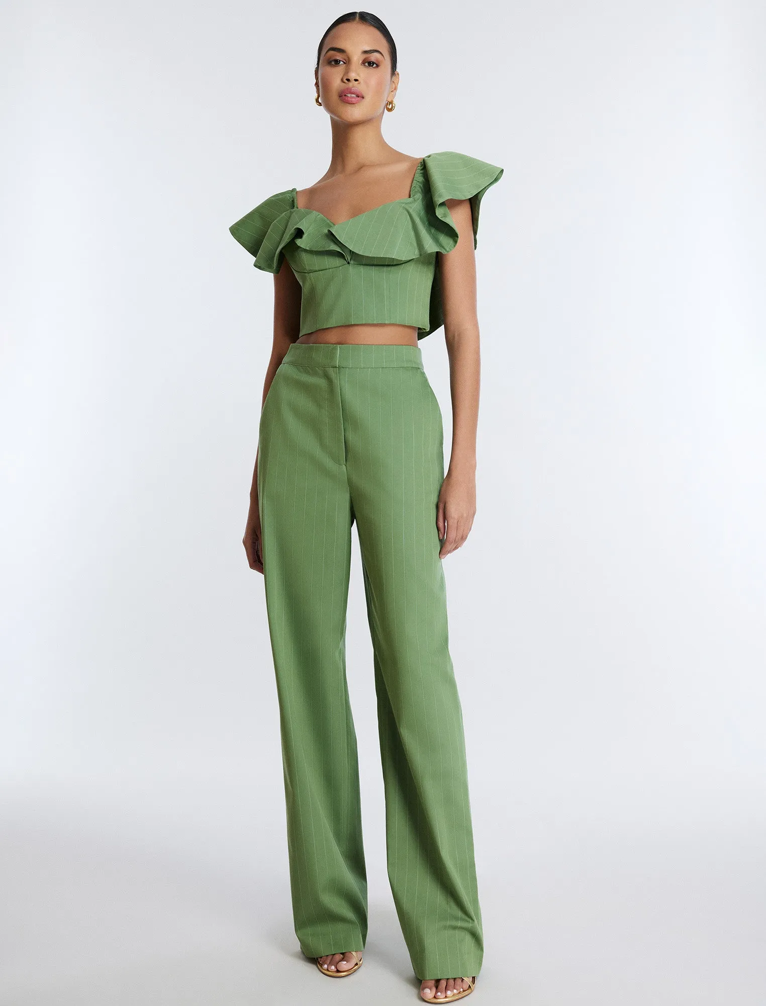 Pinstripe Trouser sold by BCBGMaxAzria product image thumbnail 2