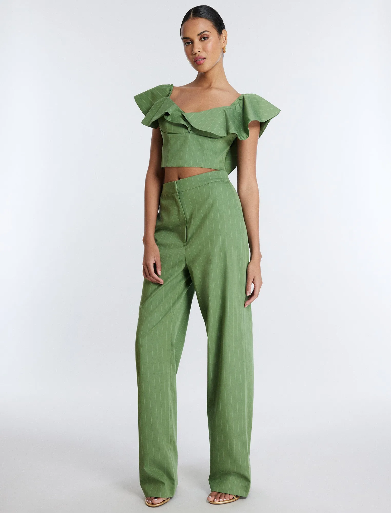 Pinstripe Trouser sold by BCBGMaxAzria product image thumbnail 3