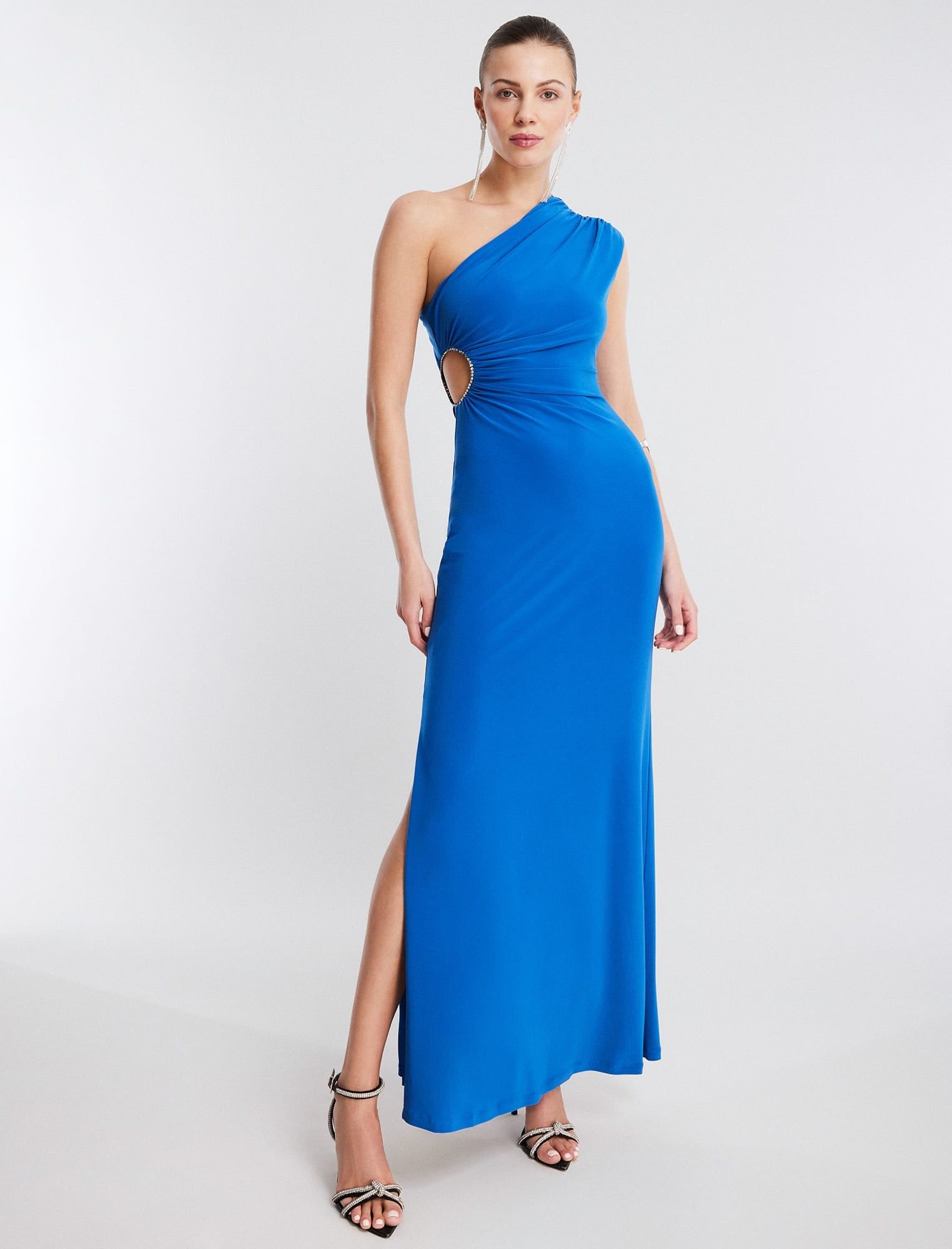 Kiana One Shoulder Gown sold by BCBGMaxAzria