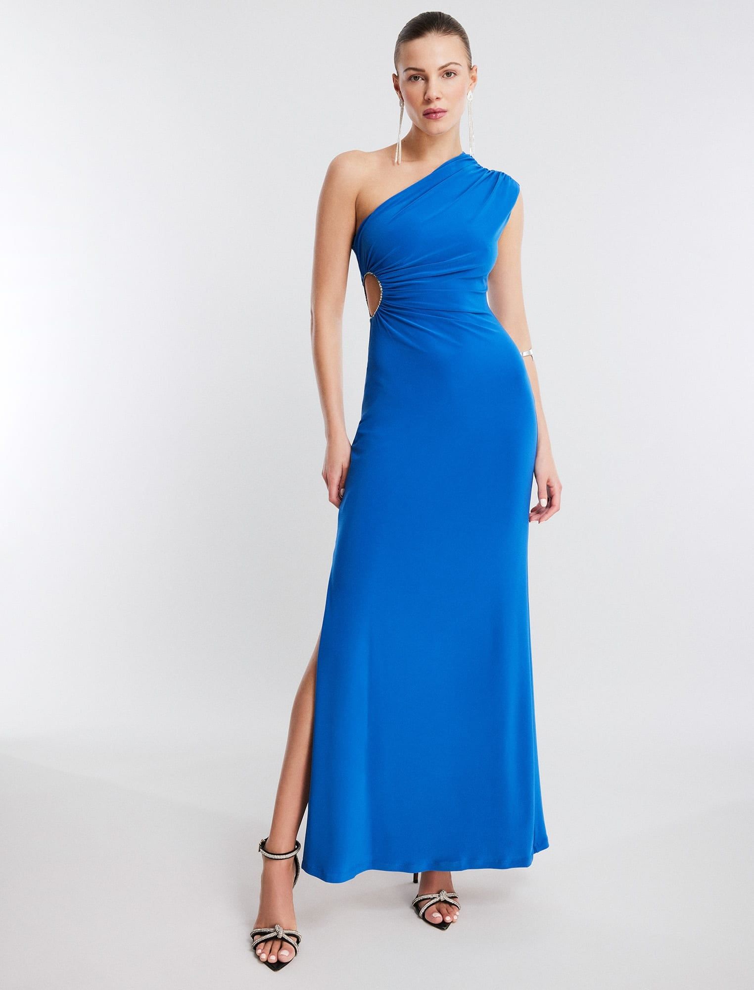 Kiana One Shoulder Gown sold by BCBGMaxAzria product image thumbnail 5