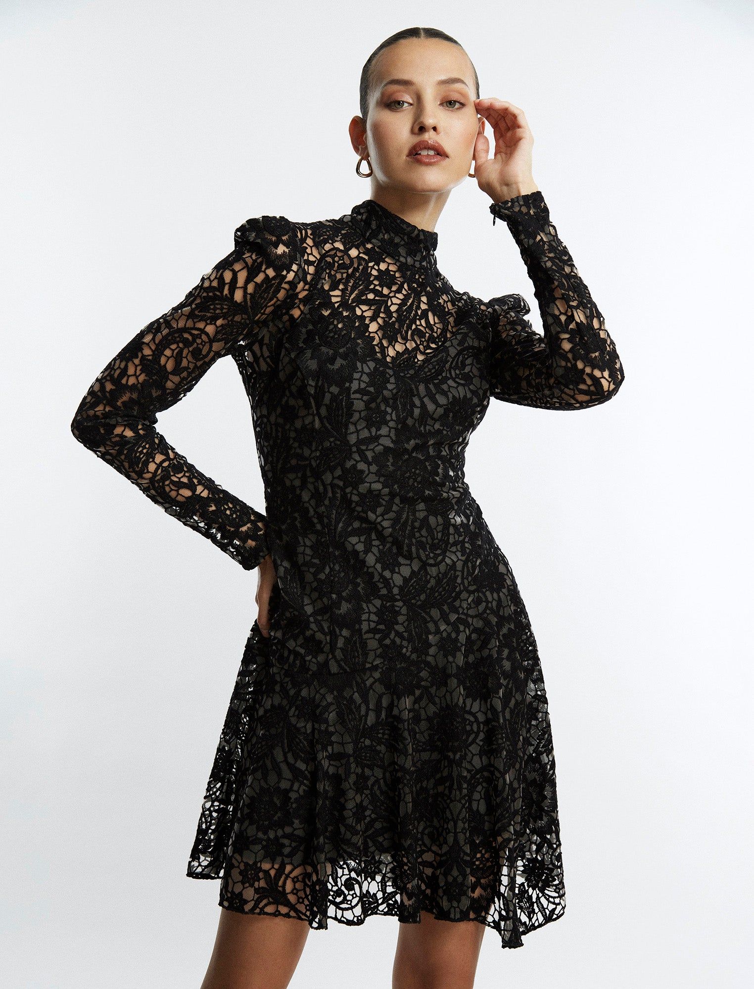 Tallulah Lace Mini Dress sold by BCBGMaxAzria product image thumbnail 2