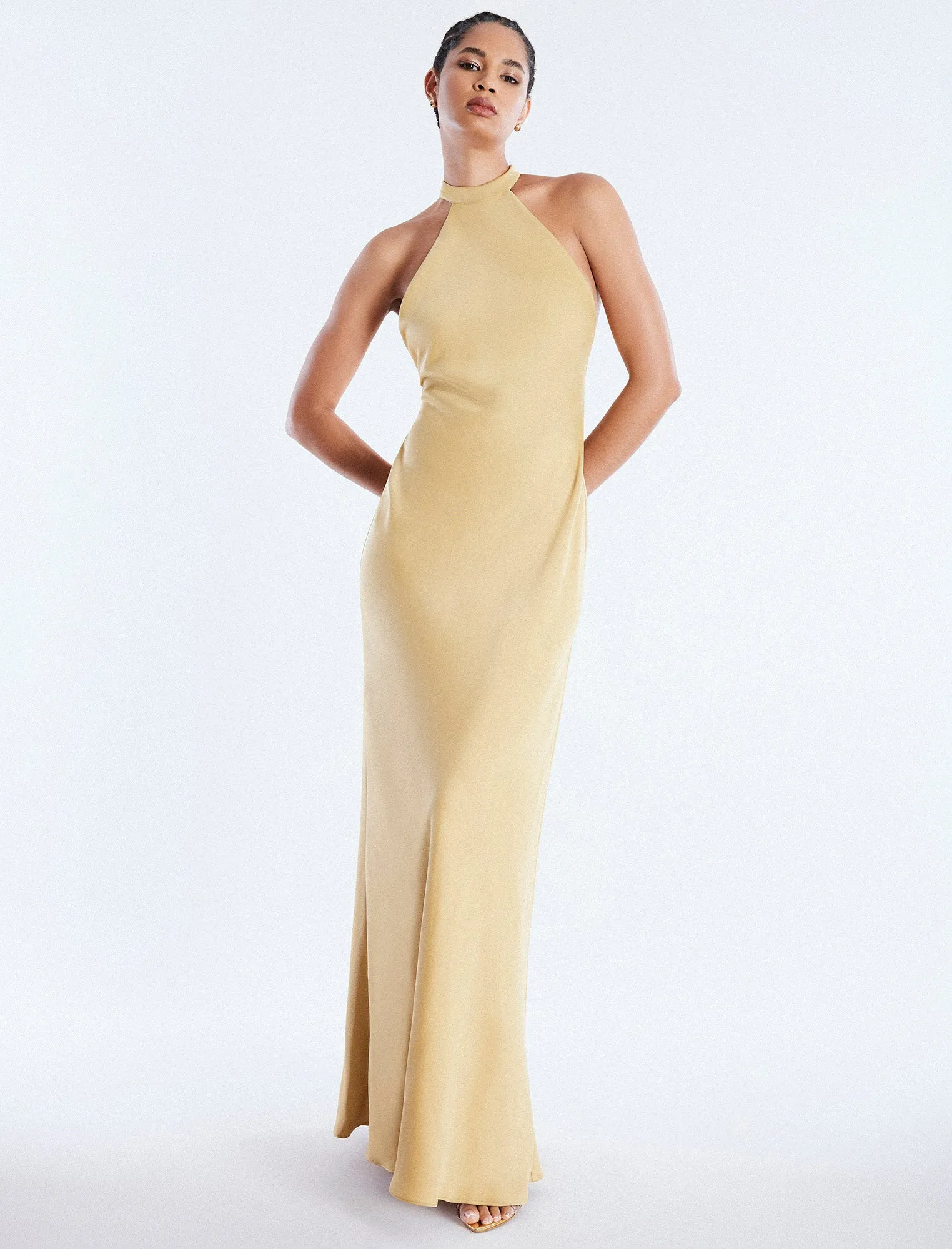 Peighten Halter Gown sold by BCBGMaxAzria product image thumbnail 4