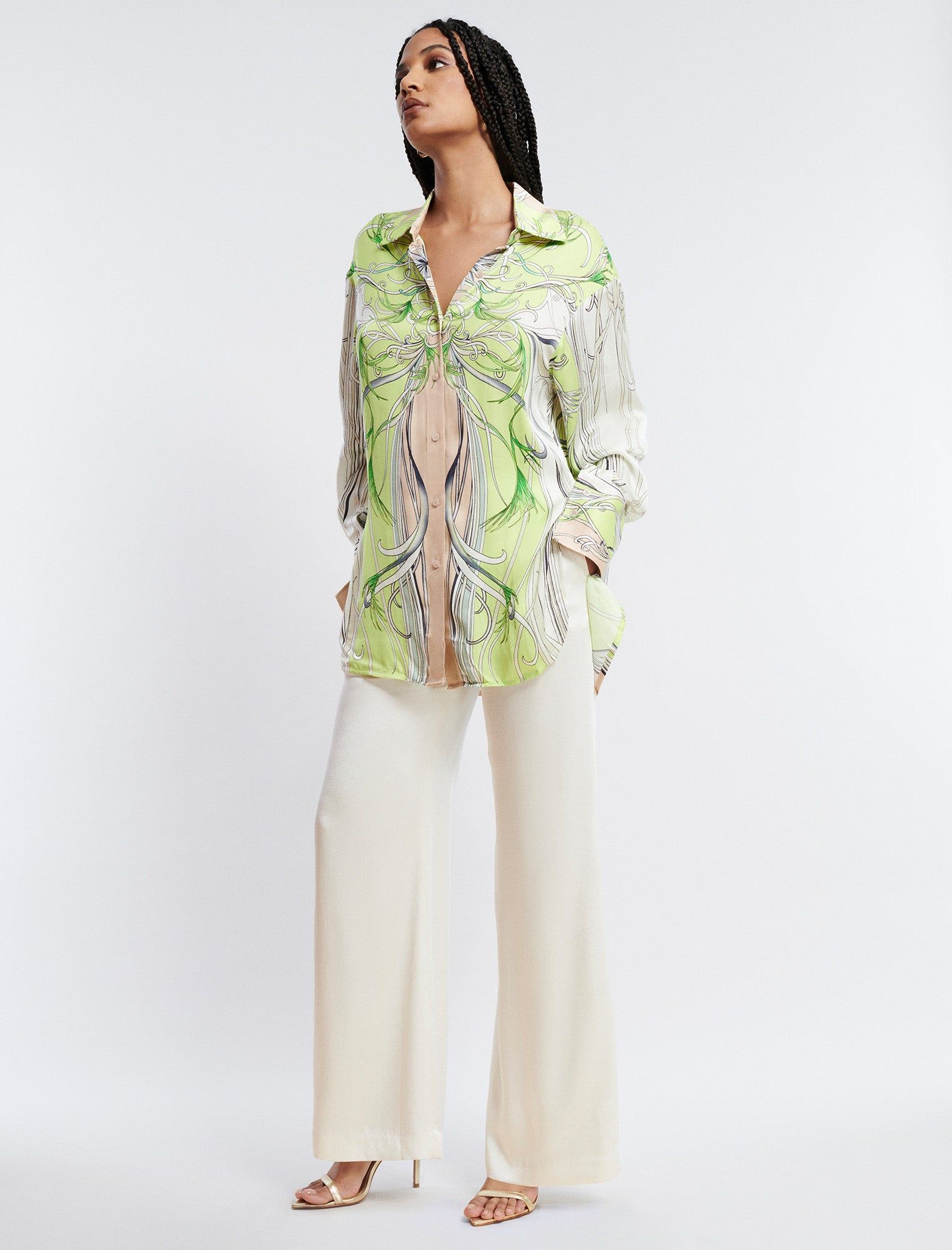 Plunging V-Neck Top sold by BCBGMaxAzria product image thumbnail 5