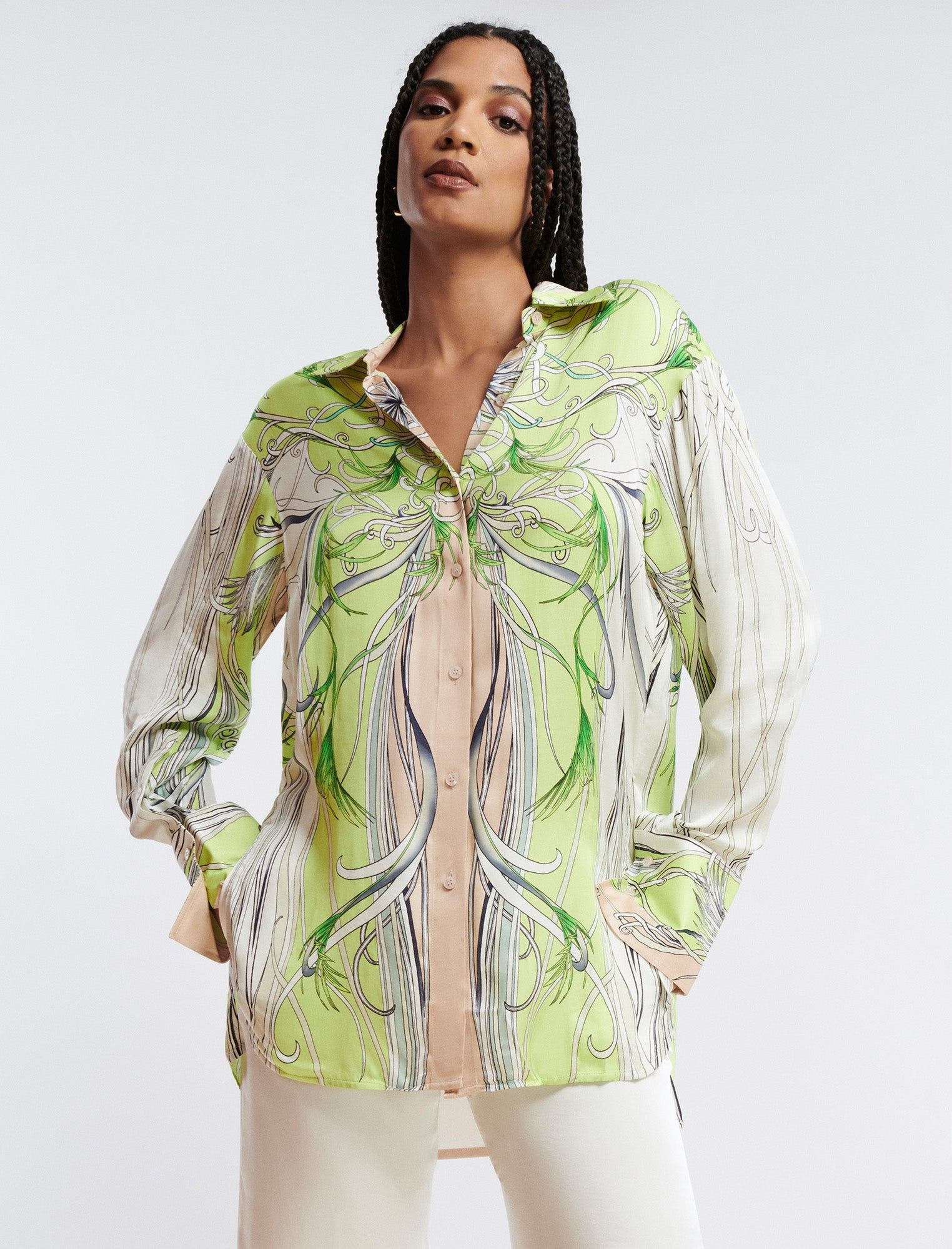 Plunging V-Neck Top sold by BCBGMaxAzria product image thumbnail 6