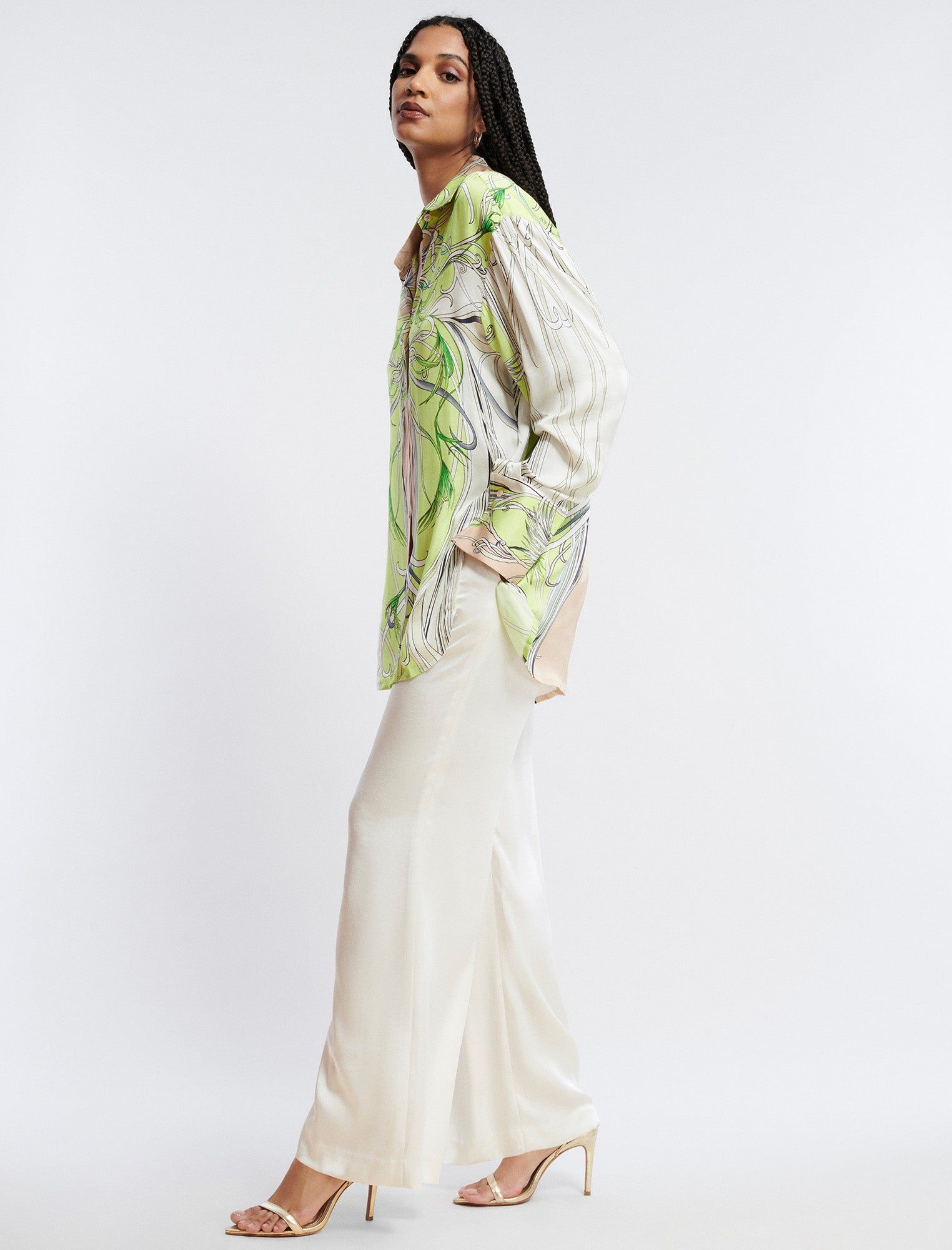 Plunging V-Neck Top sold by BCBGMaxAzria product image thumbnail 3