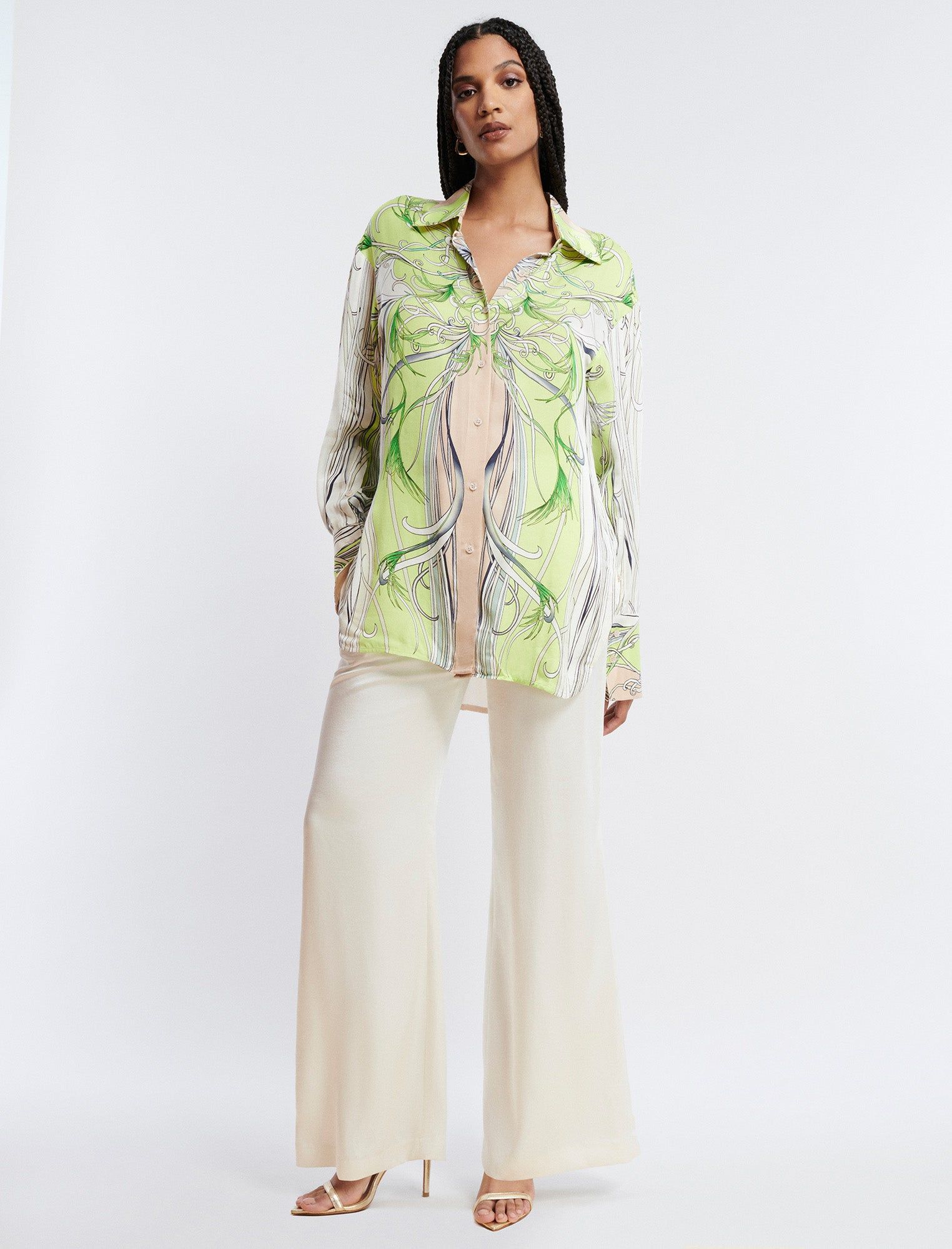 Plunging V-Neck Top sold by BCBGMaxAzria product image thumbnail 2