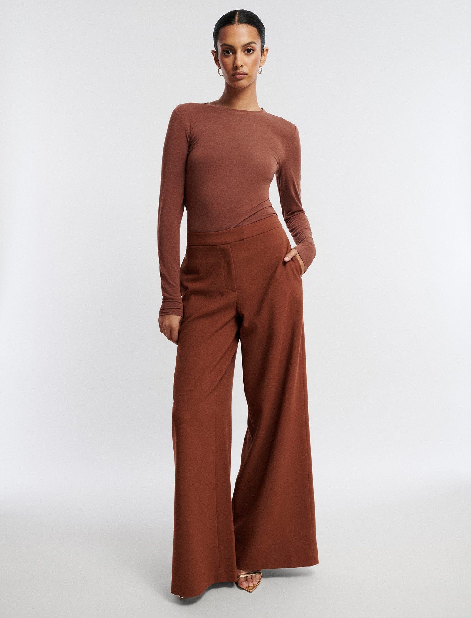 Crew Neck Long Sleeve Top sold by BCBGMaxAzria product image thumbnail 2