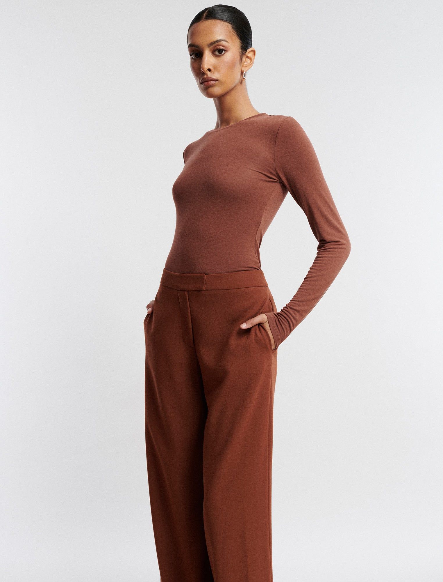 Crew Neck Long Sleeve Top sold by BCBGMaxAzria product image thumbnail 3