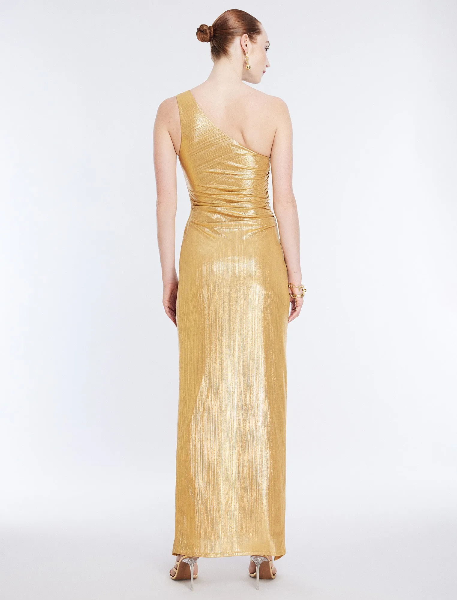 Leoni One Shoulder Dress sold by BCBGMaxAzria product image thumbnail 4