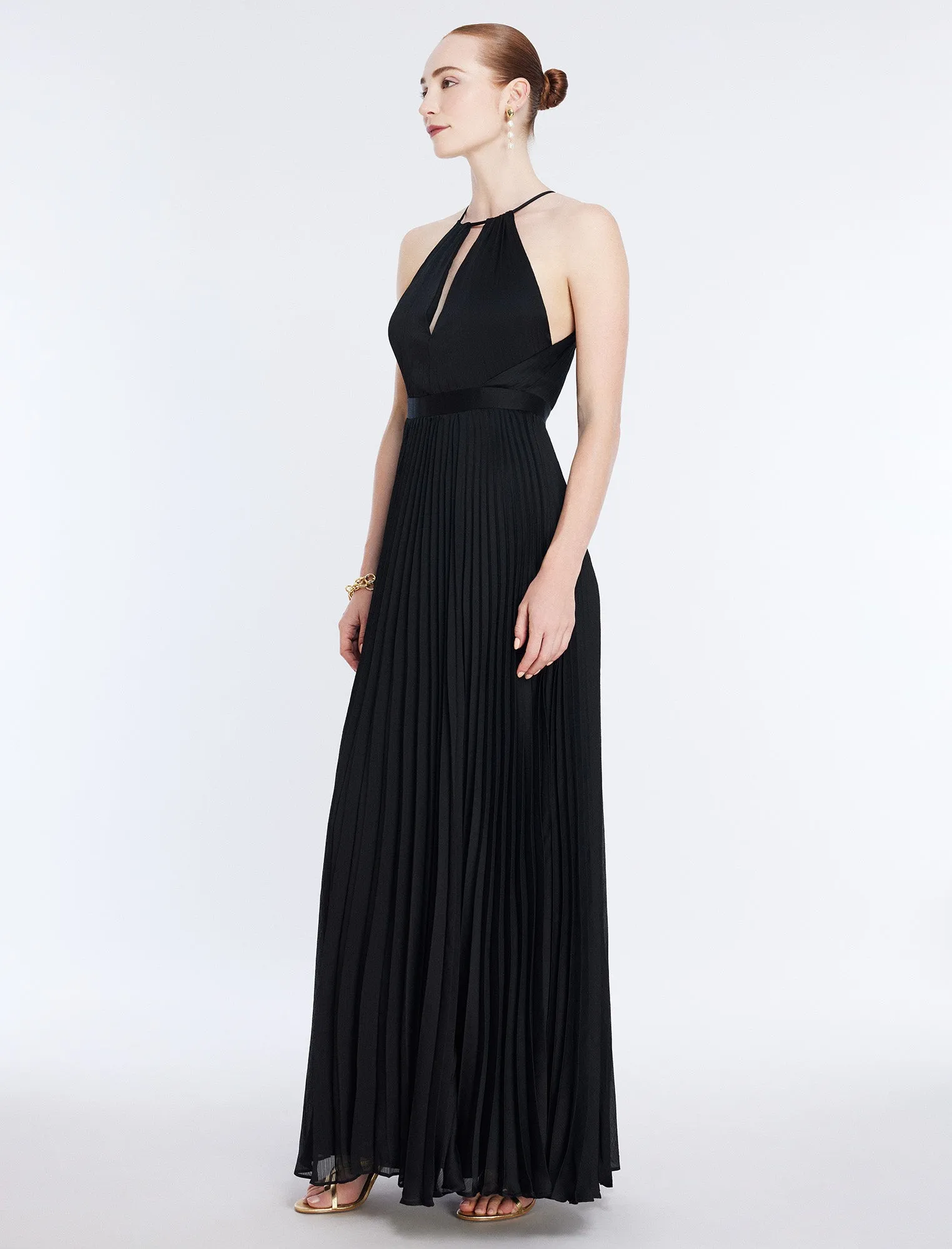 Primrose Pleated Gown sold by BCBGMaxAzria product image thumbnail 3